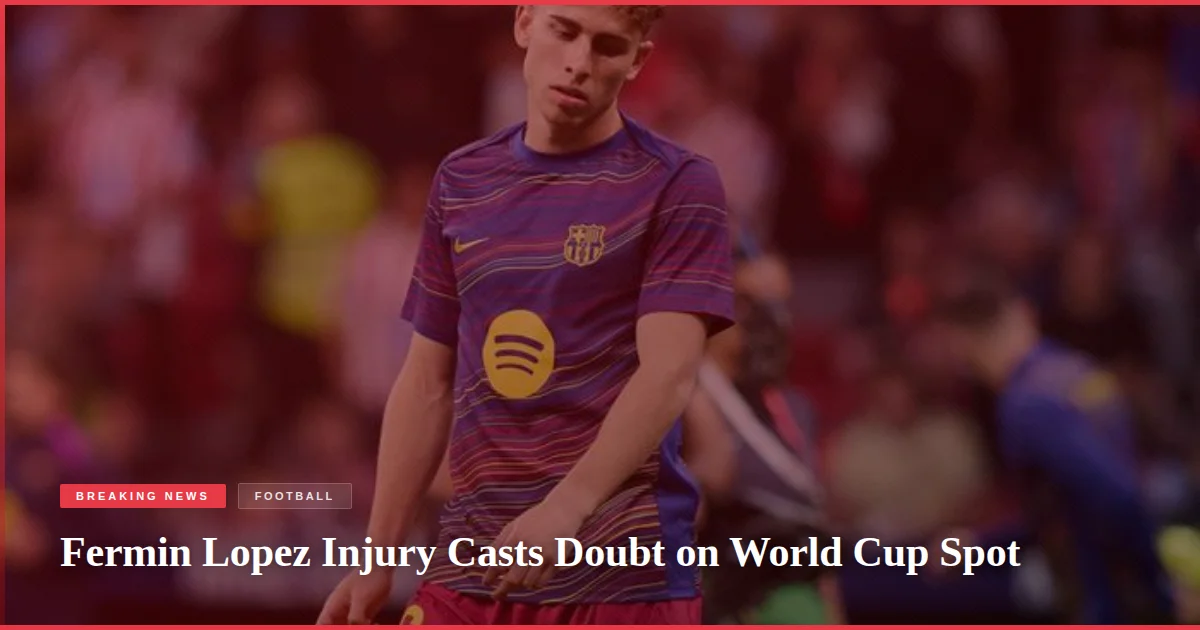 Fermin Lopez Injury Casts Doubt on World Cup Spot
