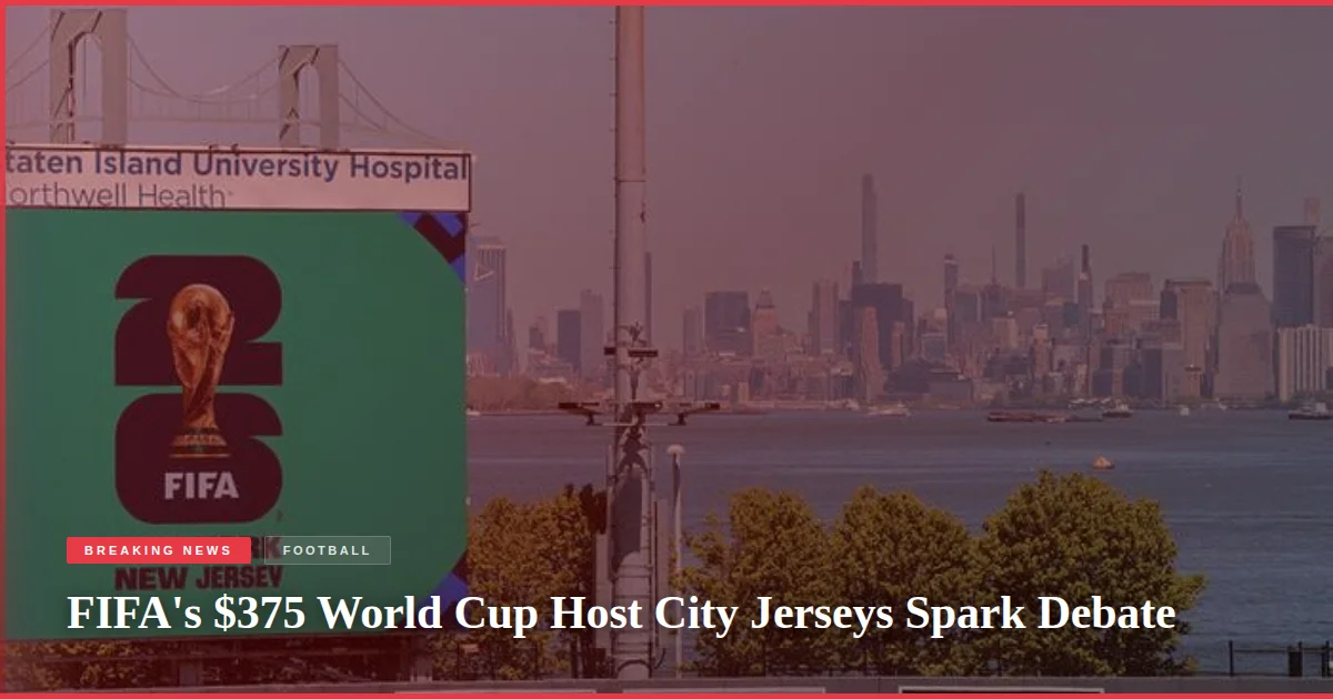 FIFA's $375 World Cup Host City Jerseys Spark Debate