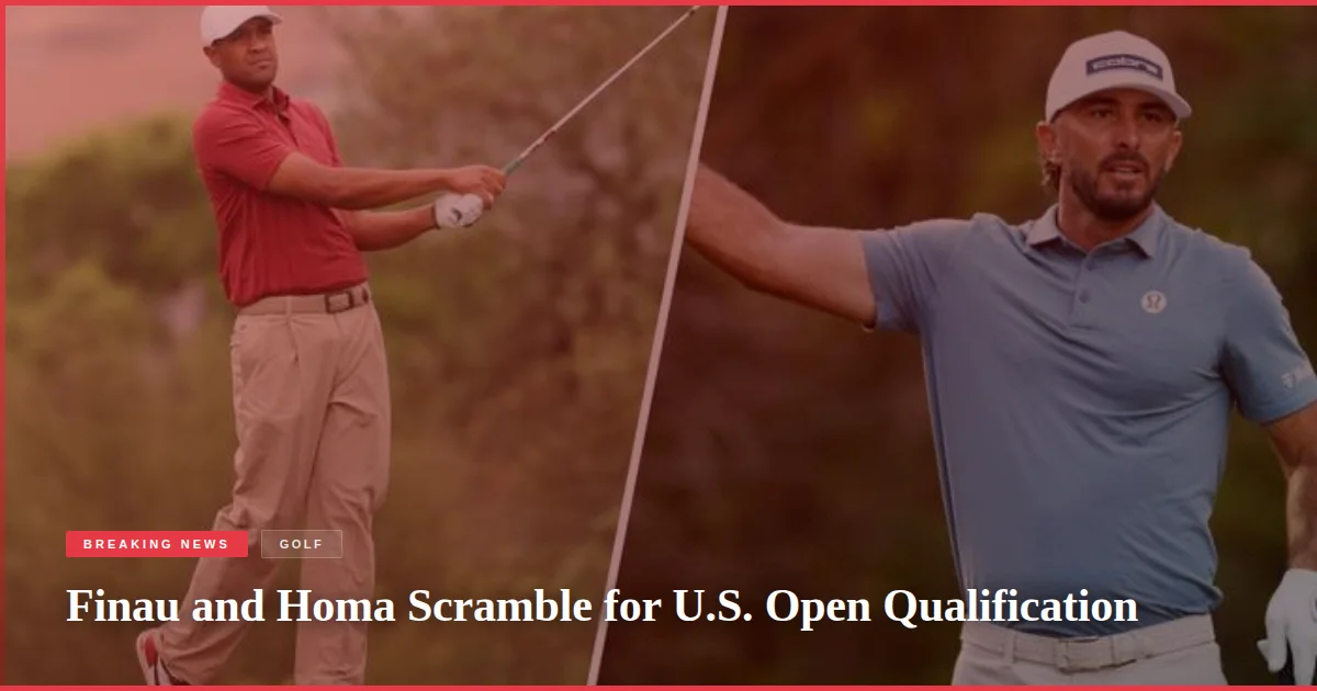 Finau and Homa Scramble for U.S. Open Qualification