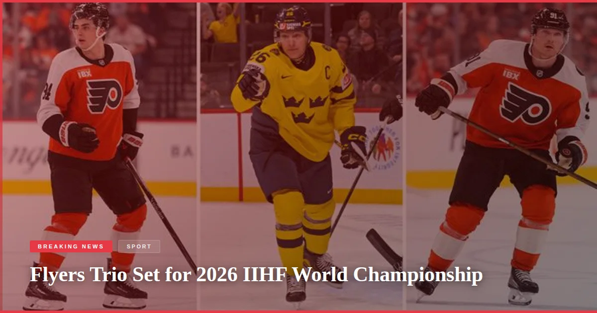 Flyers Trio Set for 2026 IIHF World Championship