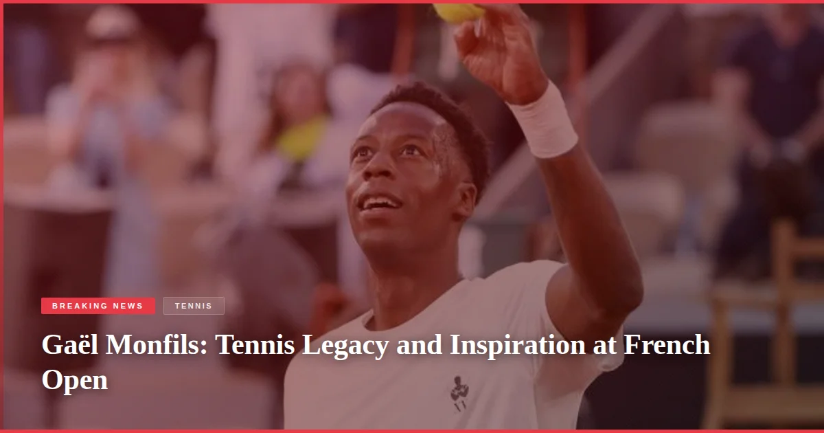Gaël Monfils: Tennis Legacy and Inspiration at French Open