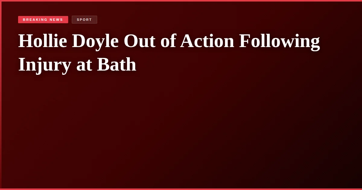 Hollie Doyle Out of Action Following Injury at Bath