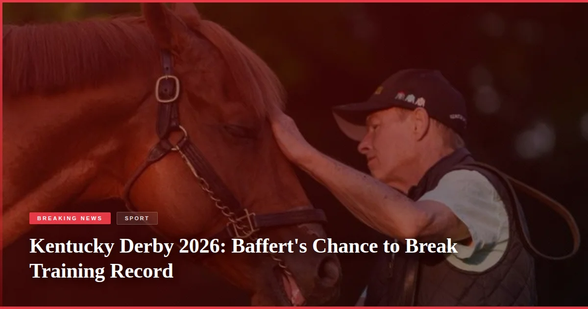Kentucky Derby 2026: Baffert's Chance to Break Training Record