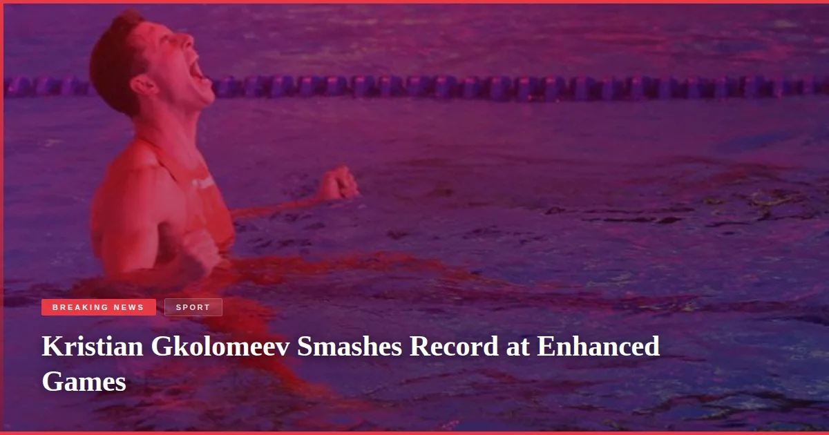 Kristian Gkolomeev Smashes Record at Enhanced Games