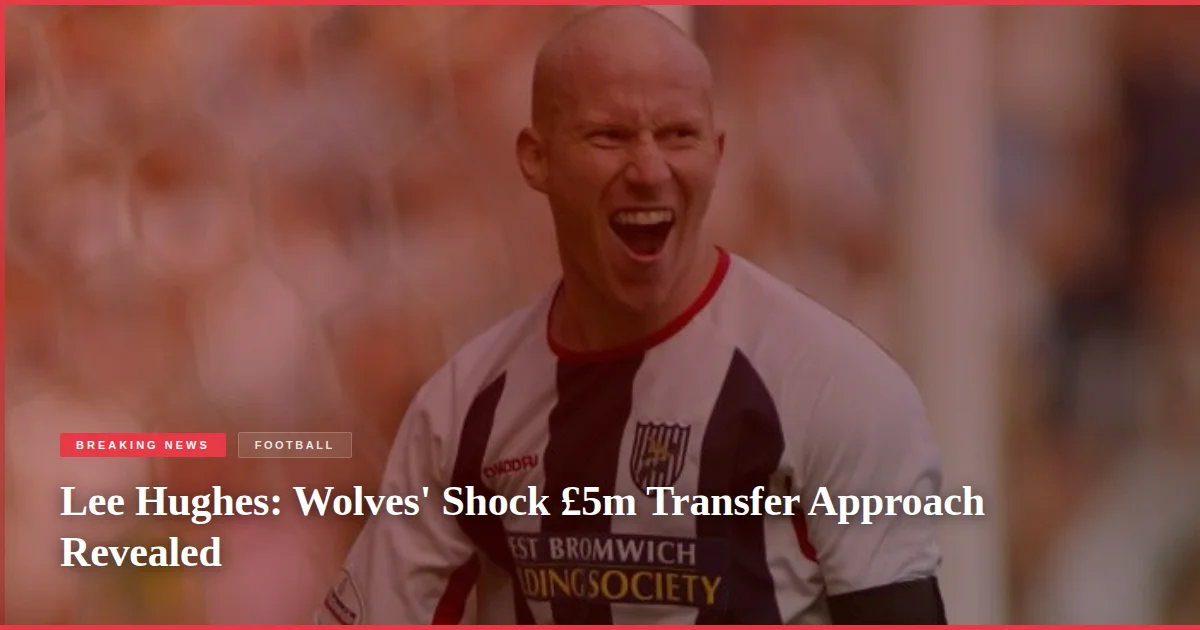 Lee Hughes: Wolves' Shock £5m Transfer Approach Revealed