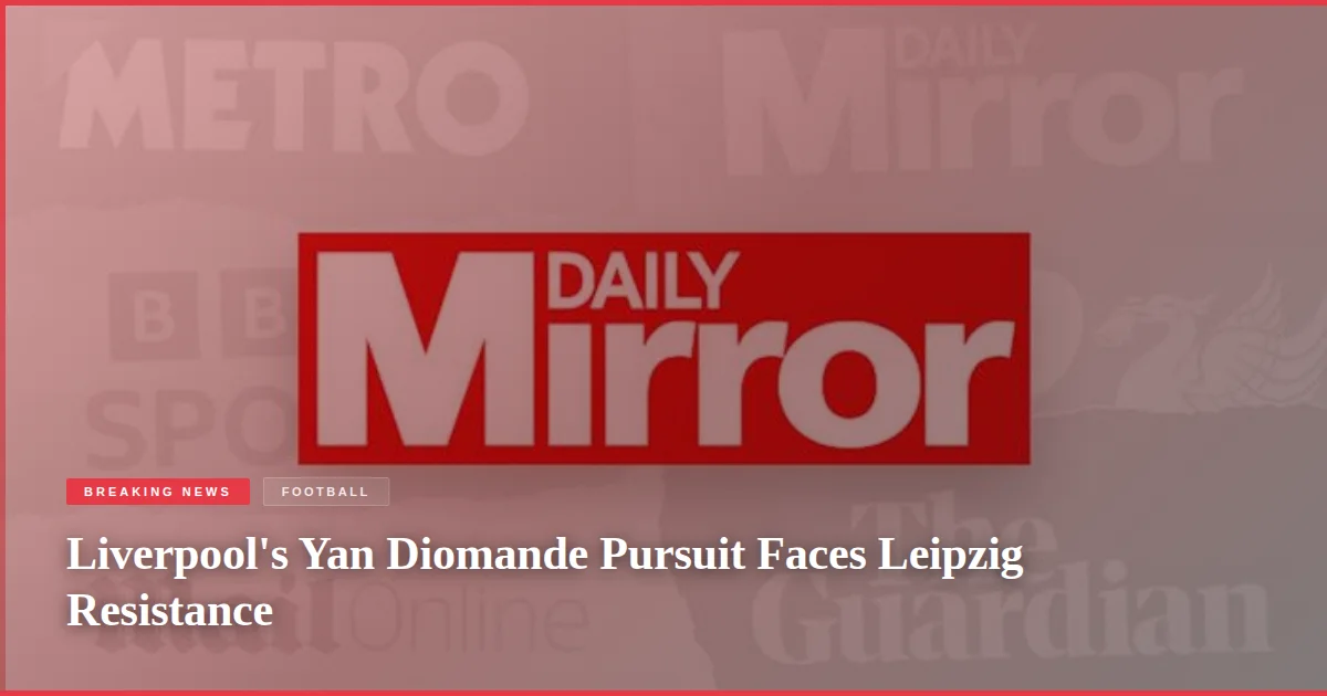 Liverpool's Yan Diomande Pursuit Faces Leipzig Resistance
