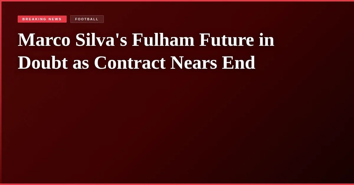 Marco Silva's Fulham Future in Doubt as Contract Nears End
