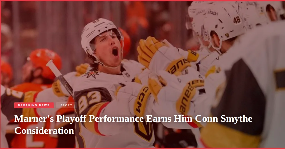 Marner's Playoff Performance Earns Him Conn Smythe Consideration