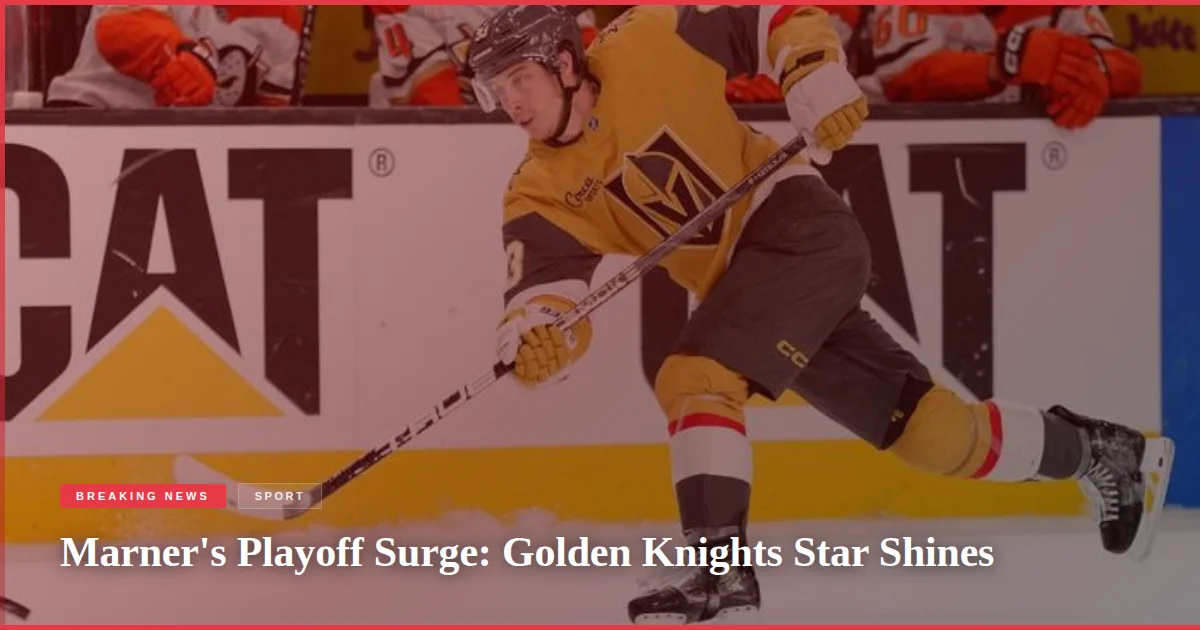 Marner's Playoff Surge: Golden Knights Star Shines