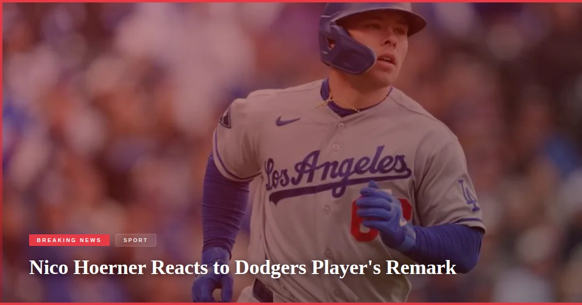 Nico Hoerner Reacts to Dodgers Player's Remark