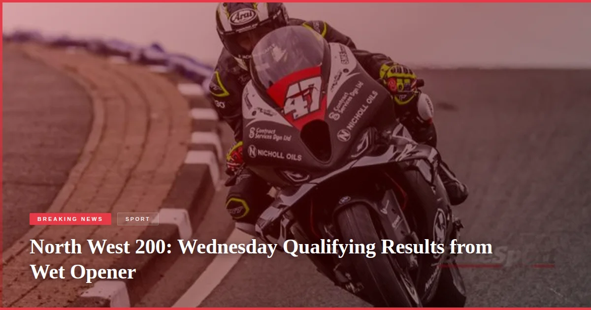 North West 200: Wednesday Qualifying Results from Wet Opener