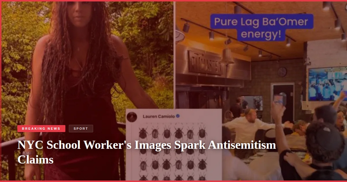 NYC School Worker's Images Spark Antisemitism Claims