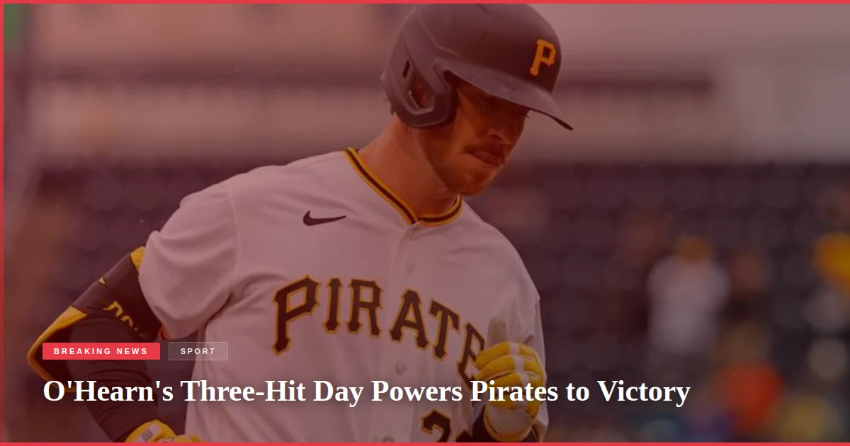 O'Hearn's Three-Hit Day Powers Pirates to Victory
