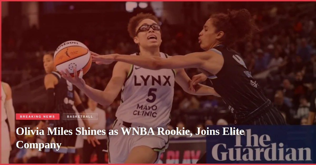 Olivia Miles Shines as WNBA Rookie, Joins Elite Company