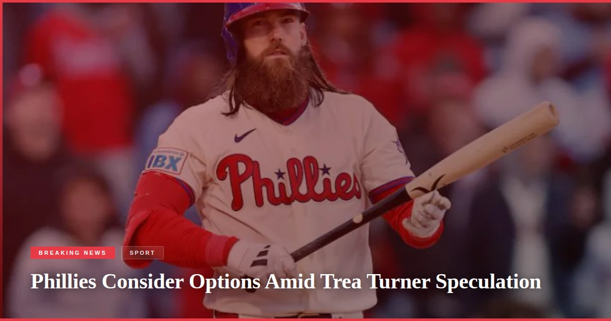 Phillies Consider Options Amid Trea Turner Speculation