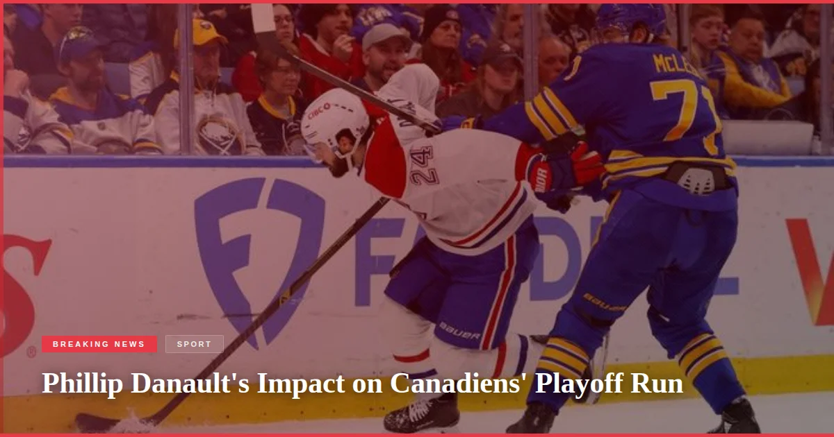 Phillip Danault's Impact on Canadiens' Playoff Run