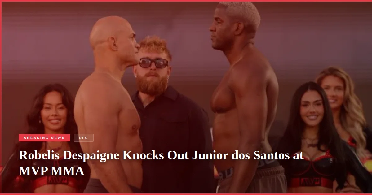 Robelis Despaigne Knocks Out Junior dos Santos at MVP MMA