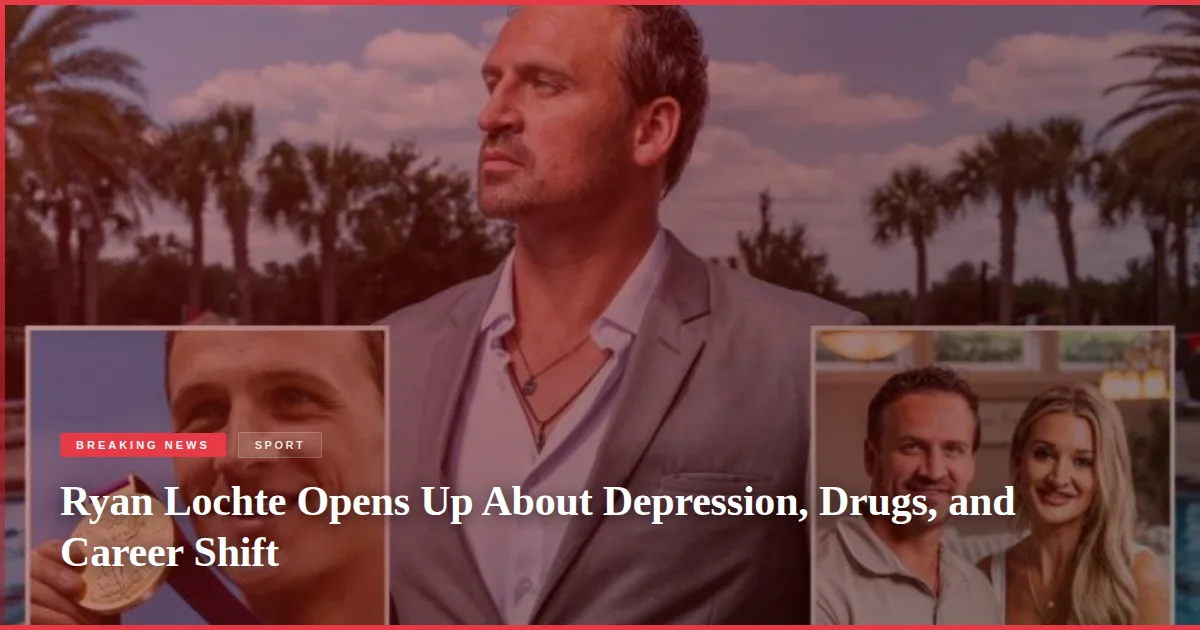 Ryan Lochte Opens Up About Depression, Drugs, and Career Shift