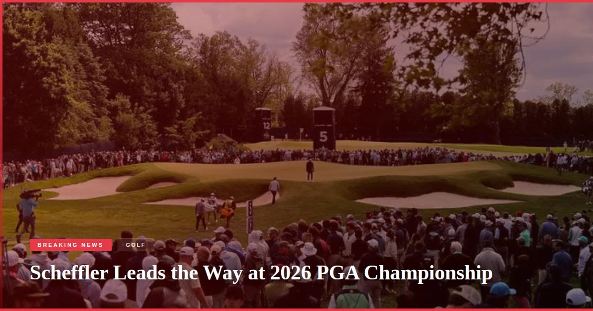 Scheffler Leads the Way at 2026 PGA Championship