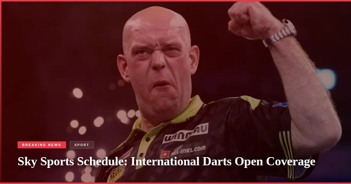 Sky Sports Schedule: International Darts Open Coverage