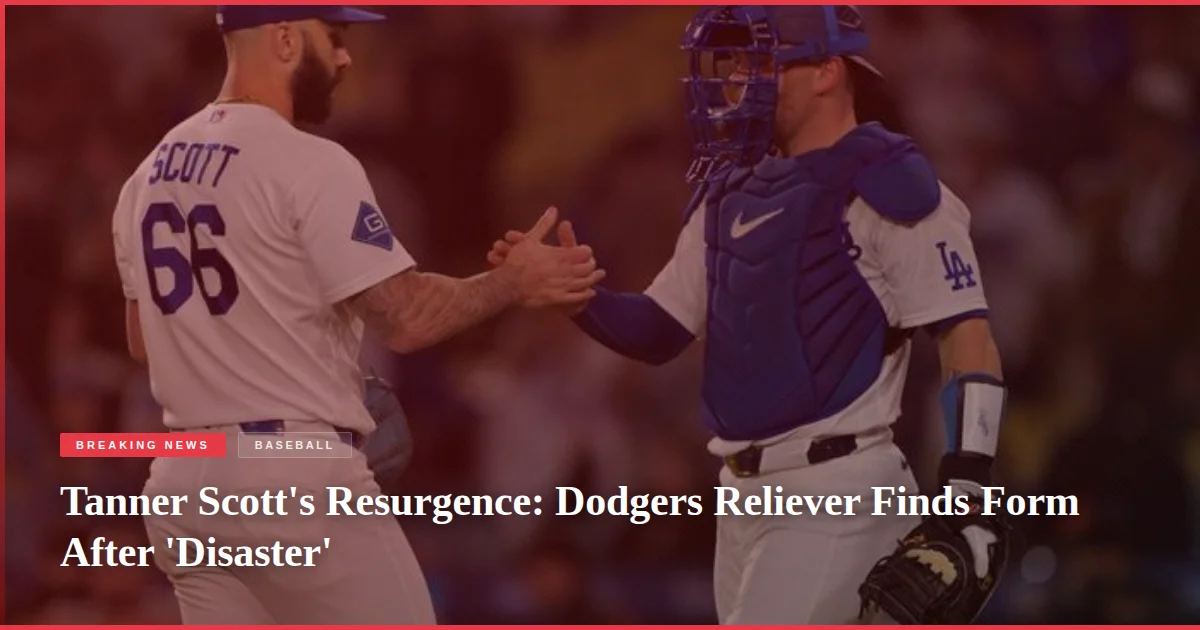 Tanner Scott's Resurgence: Dodgers Reliever Finds Form After 'Disaster'