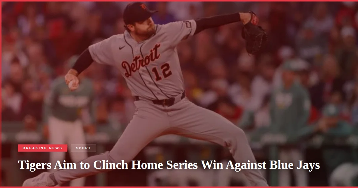 Tigers Aim to Clinch Home Series Win Against Blue Jays