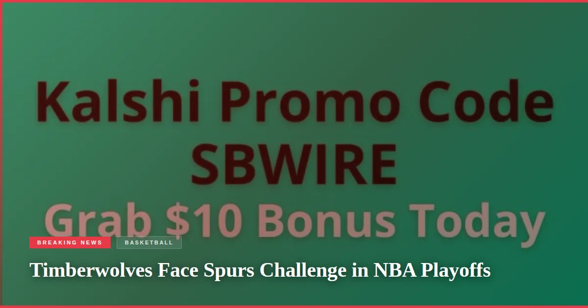 Timberwolves Face Spurs Challenge in NBA Playoffs