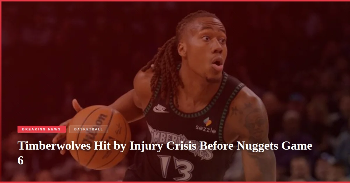 Timberwolves Hit by Injury Crisis Before Nuggets Game 6