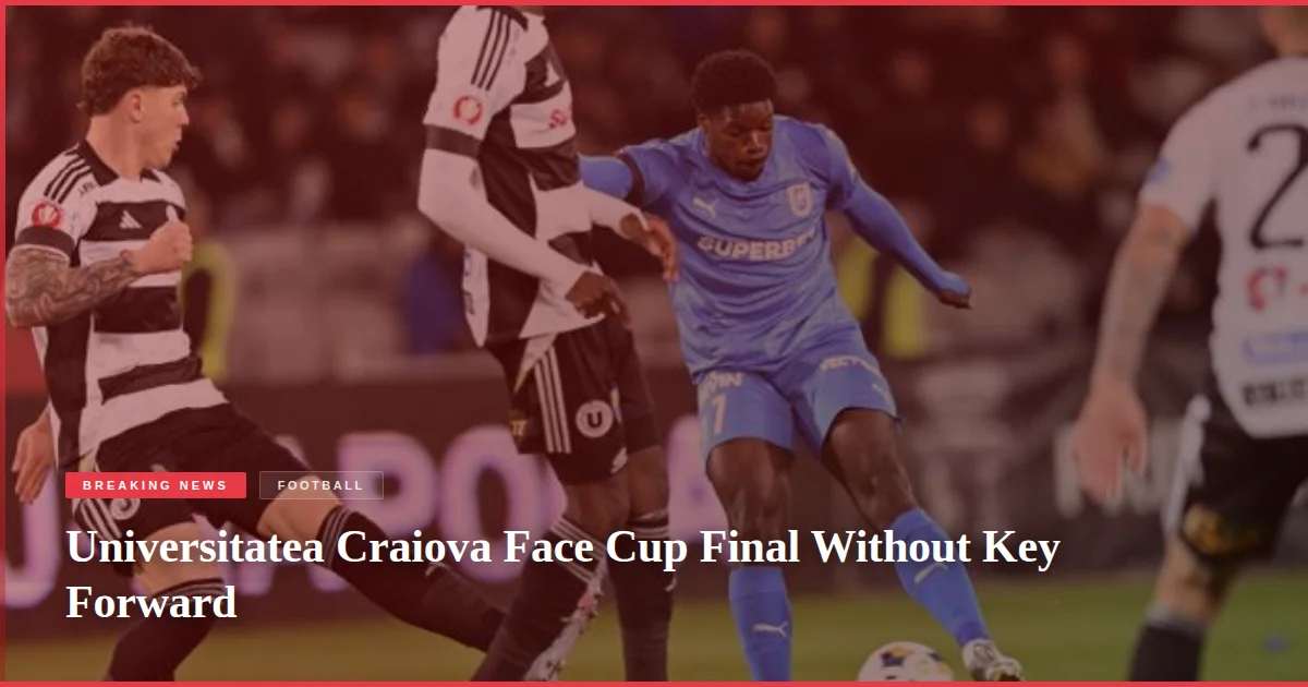 Universitatea Craiova Face Cup Final Without Key Forward