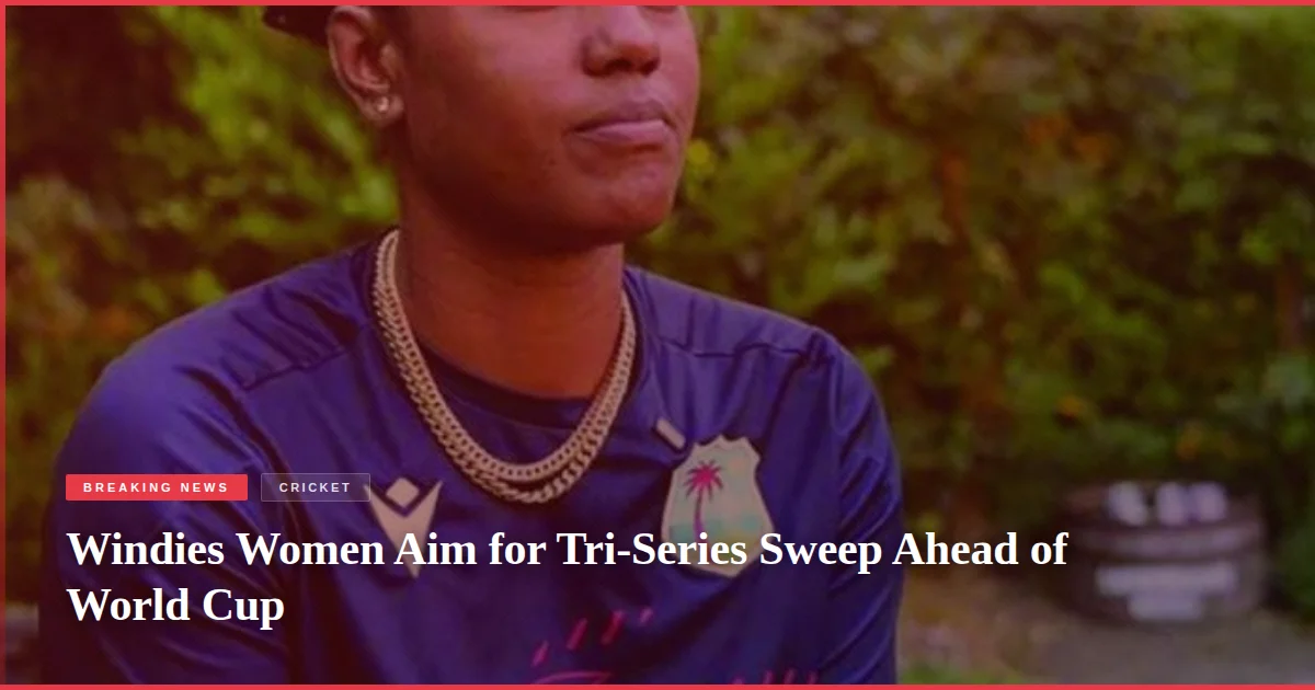 Windies Women Aim for Tri-Series Sweep Ahead of World Cup