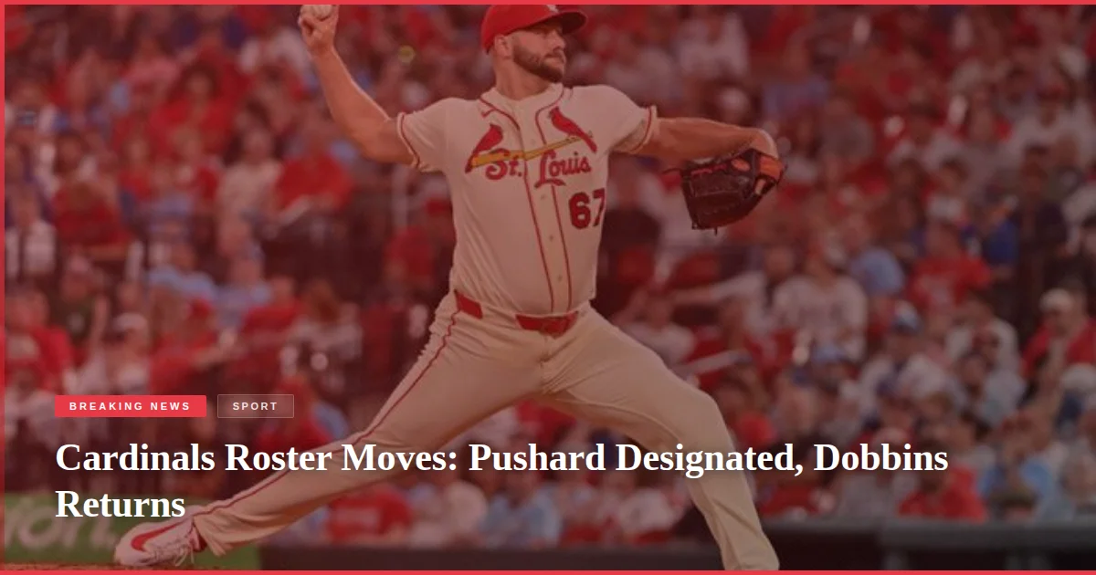 Cardinals Roster Moves: Pushard Designated, Dobbins Returns