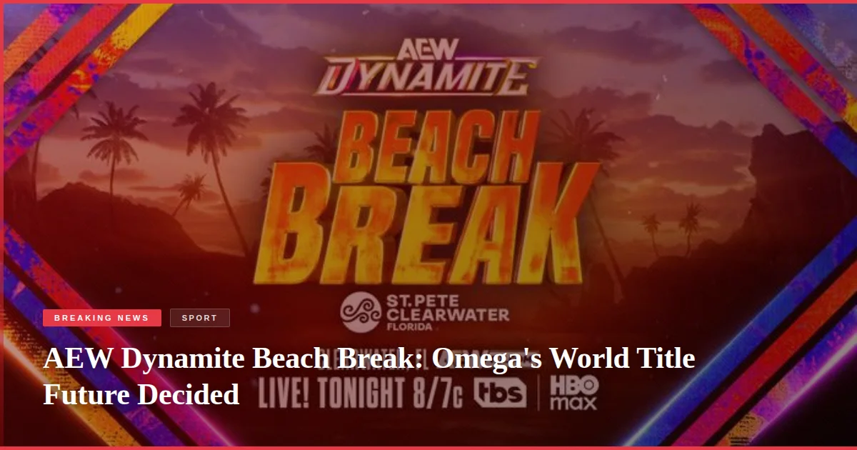 AEW Dynamite Beach Break: Omega's World Title Future Decided