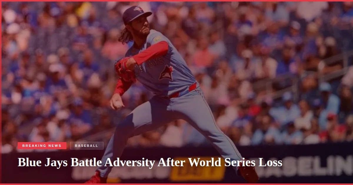 Blue Jays Battle Adversity After World Series Loss