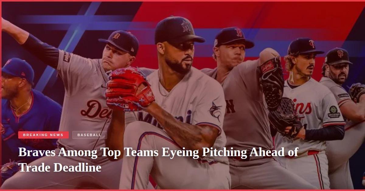 Braves Among Top Teams Eyeing Pitching Ahead of Trade Deadline