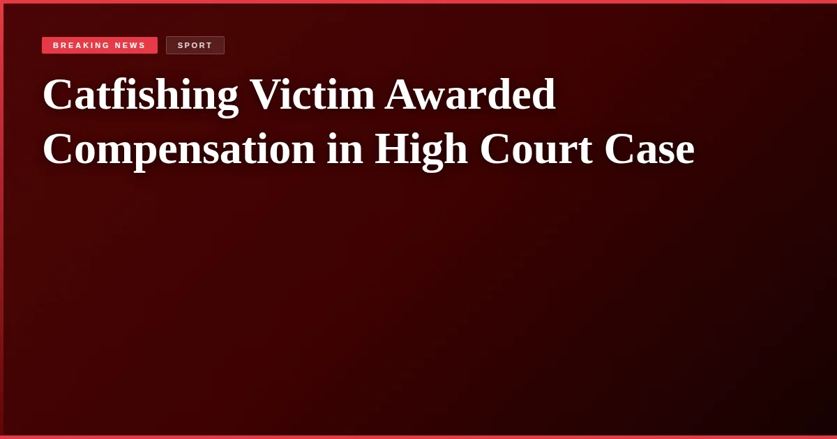 Catfishing Victim Awarded Compensation in High Court Case