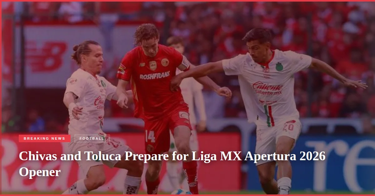Chivas and Toluca Prepare for Liga MX Apertura 2026 Opener