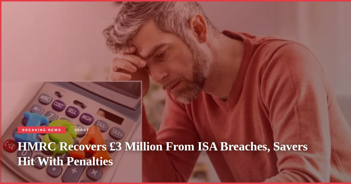 HMRC Recovers £3 Million From ISA Breaches, Savers Hit With Penalties