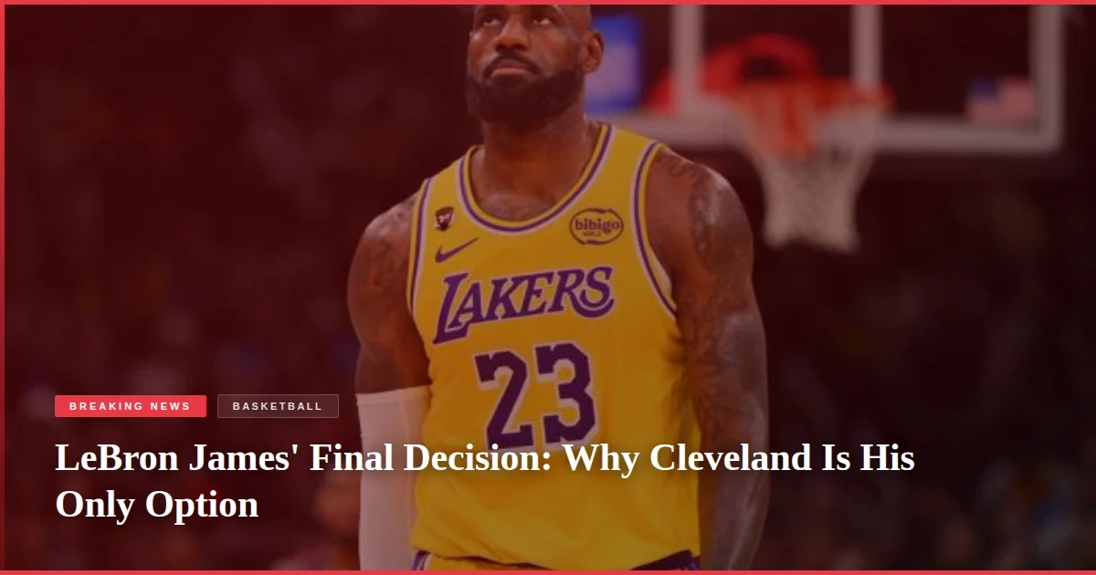 LeBron James' Final Decision: Why Cleveland Is His Only Option
