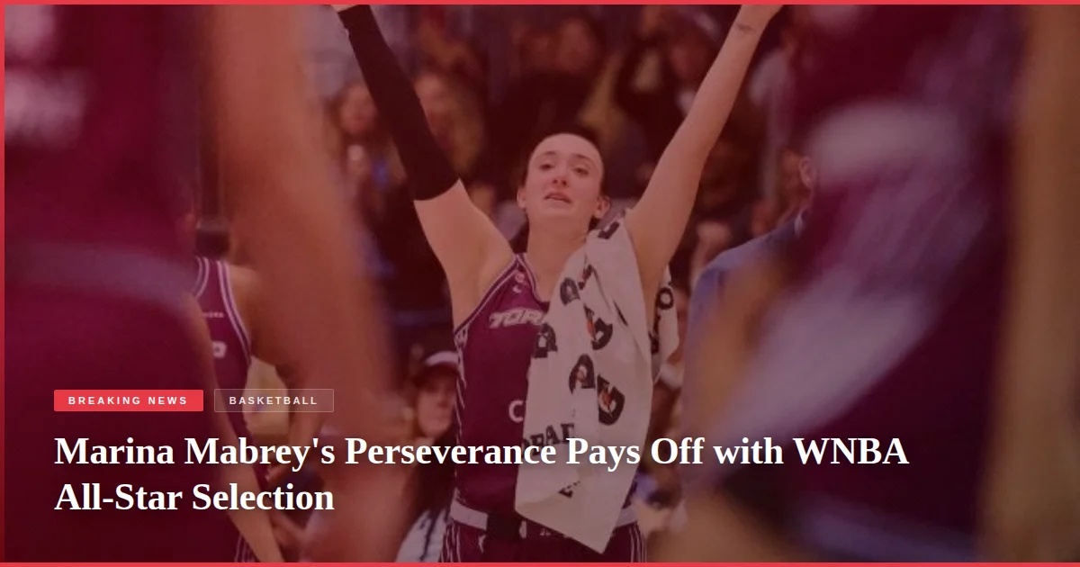 Marina Mabrey's Perseverance Pays Off with WNBA All-Star Selection