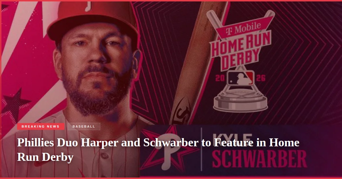 Phillies Duo Harper and Schwarber to Feature in Home Run Derby