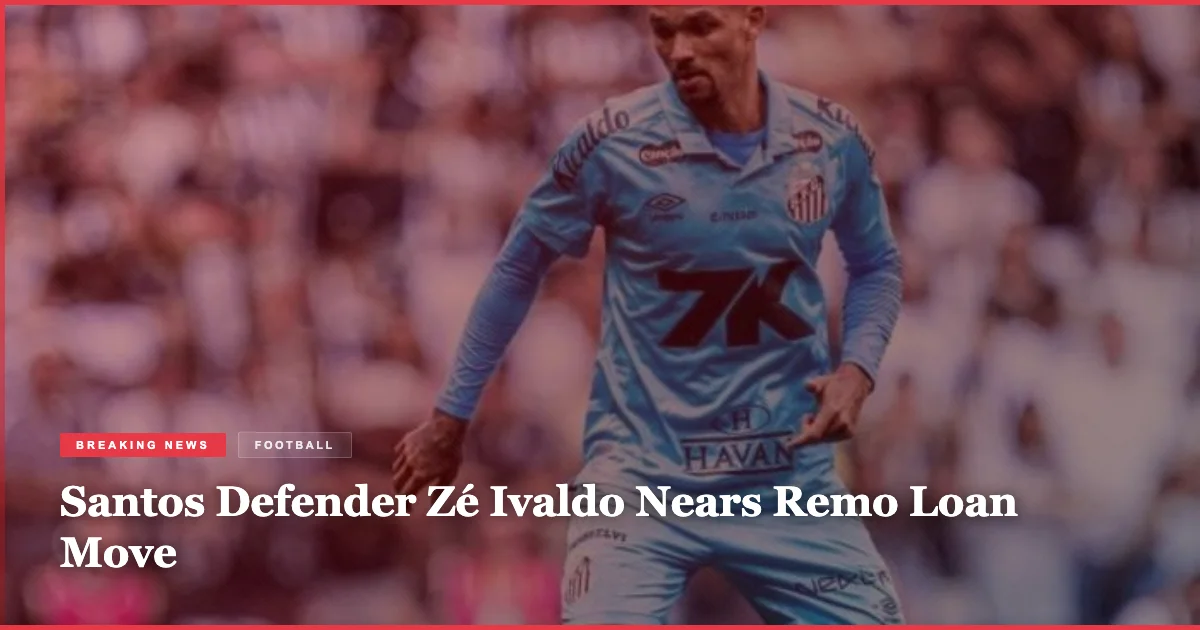 Santos Defender Zé Ivaldo Nears Remo Loan Move