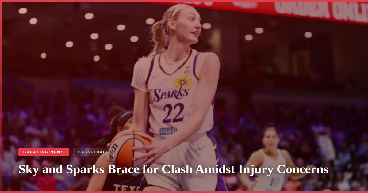 Sky and Sparks Brace for Clash Amidst Injury Concerns