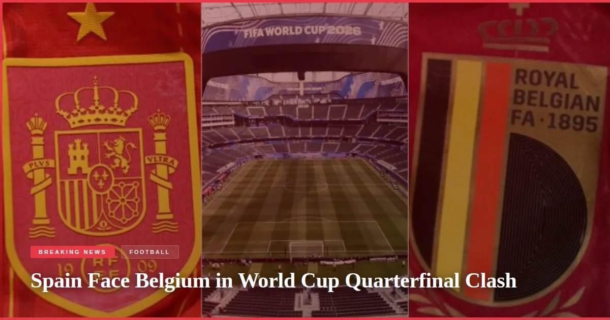 Spain Face Belgium in World Cup Quarterfinal Clash