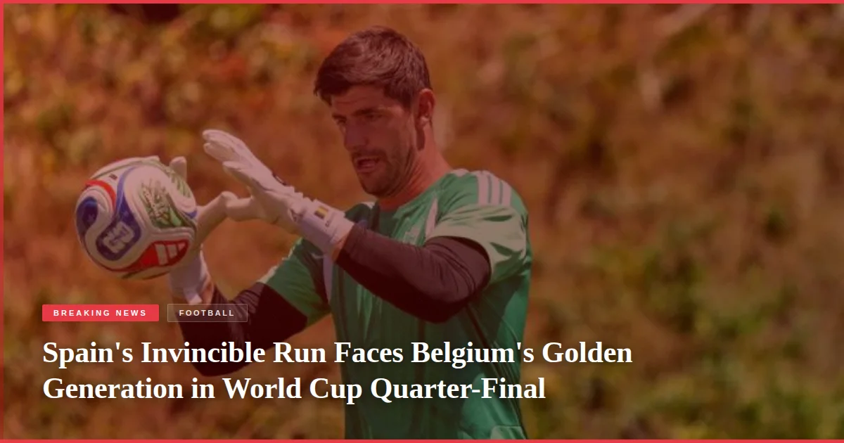 Spain's Invincible Run Faces Belgium's Golden Generation in World Cup Quarter-Final