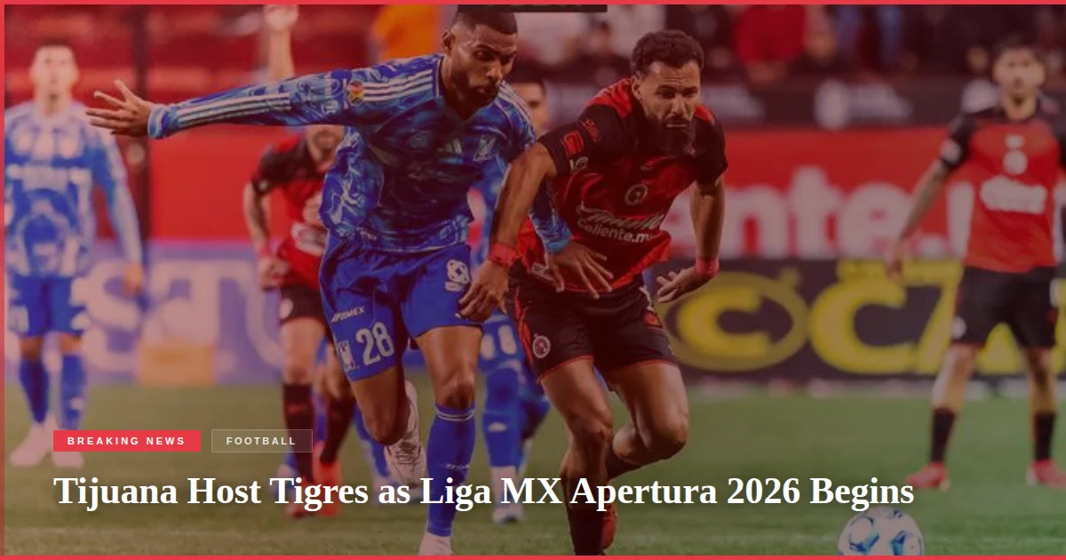 Tijuana Host Tigres as Liga MX Apertura 2026 Begins
