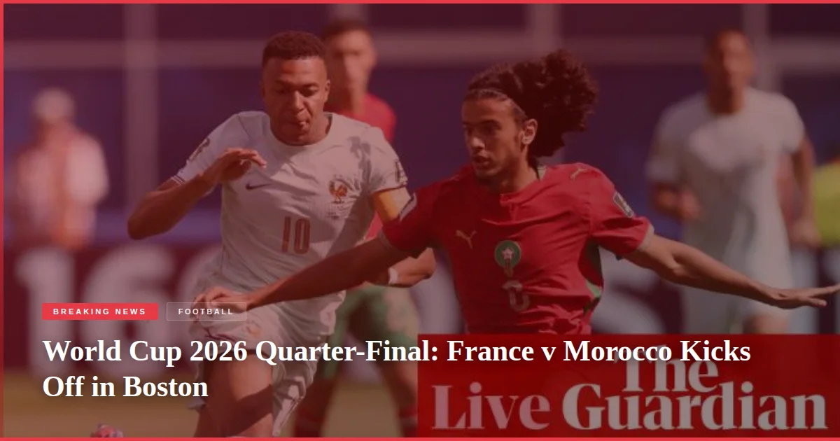 World Cup 2026 Quarter-Final: France v Morocco Kicks Off in Boston