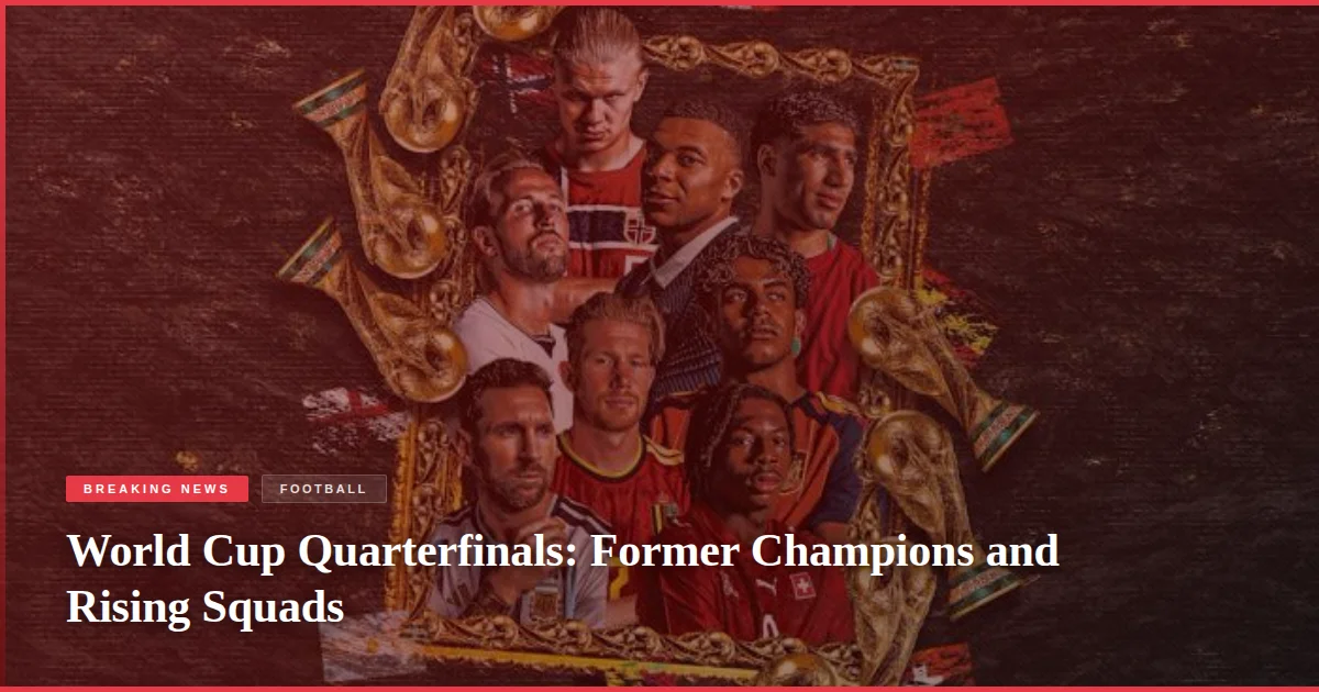 World Cup Quarterfinals: Former Champions and Rising Squads